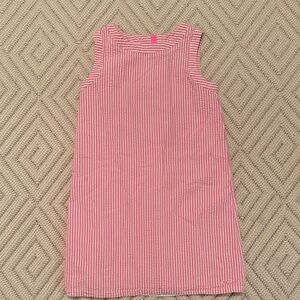 Vineyard Vines Pink Seersucker Cotton Dress